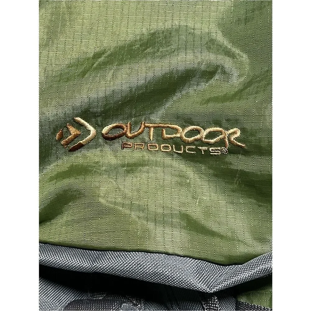 Outdoor Products Arrowhead 8.0 Large Green Nylon Hiking Backpack (Unisex)